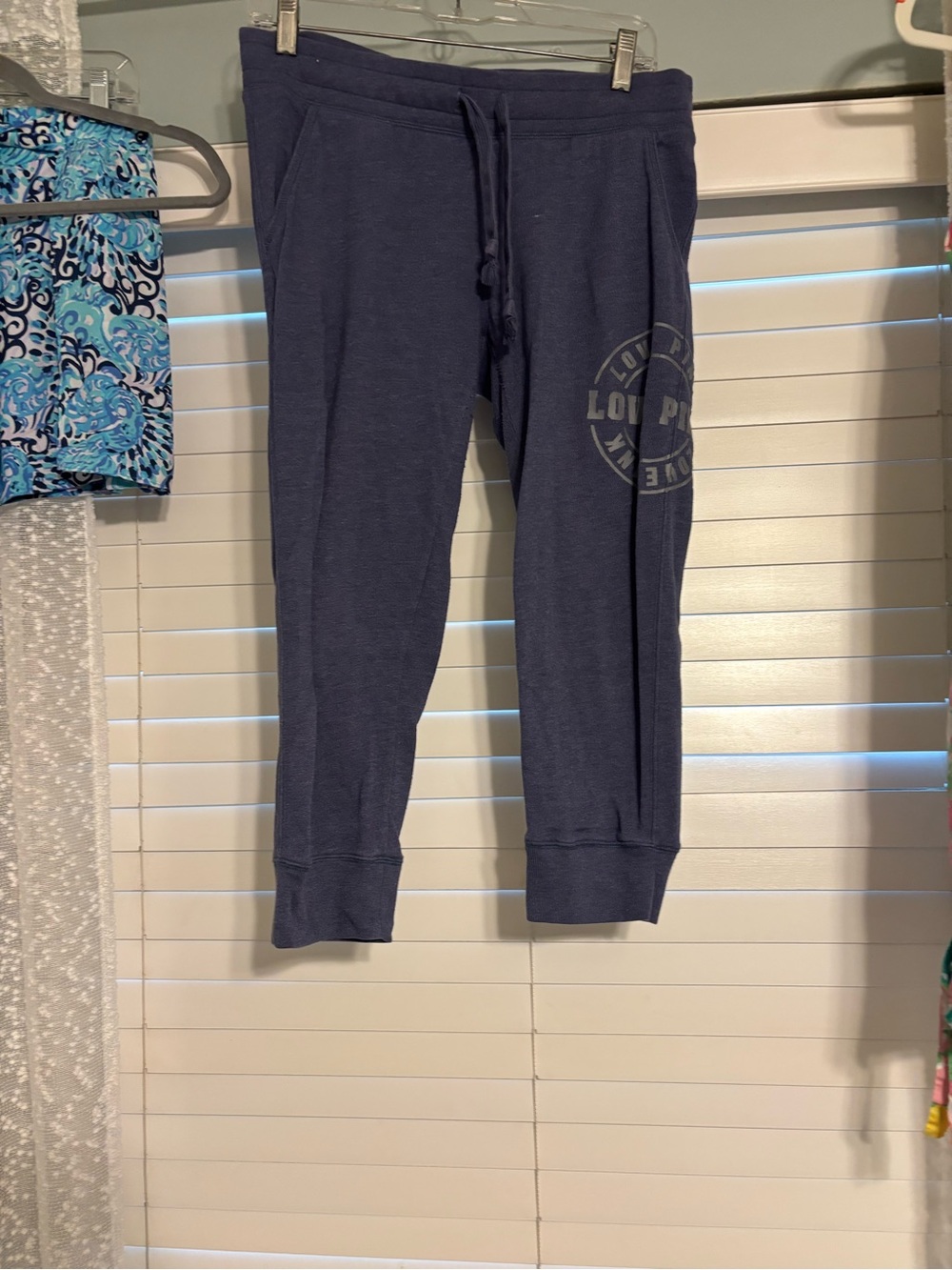 PINK Victoria's Secret Navy Drawstring Girls' Jogger Pants